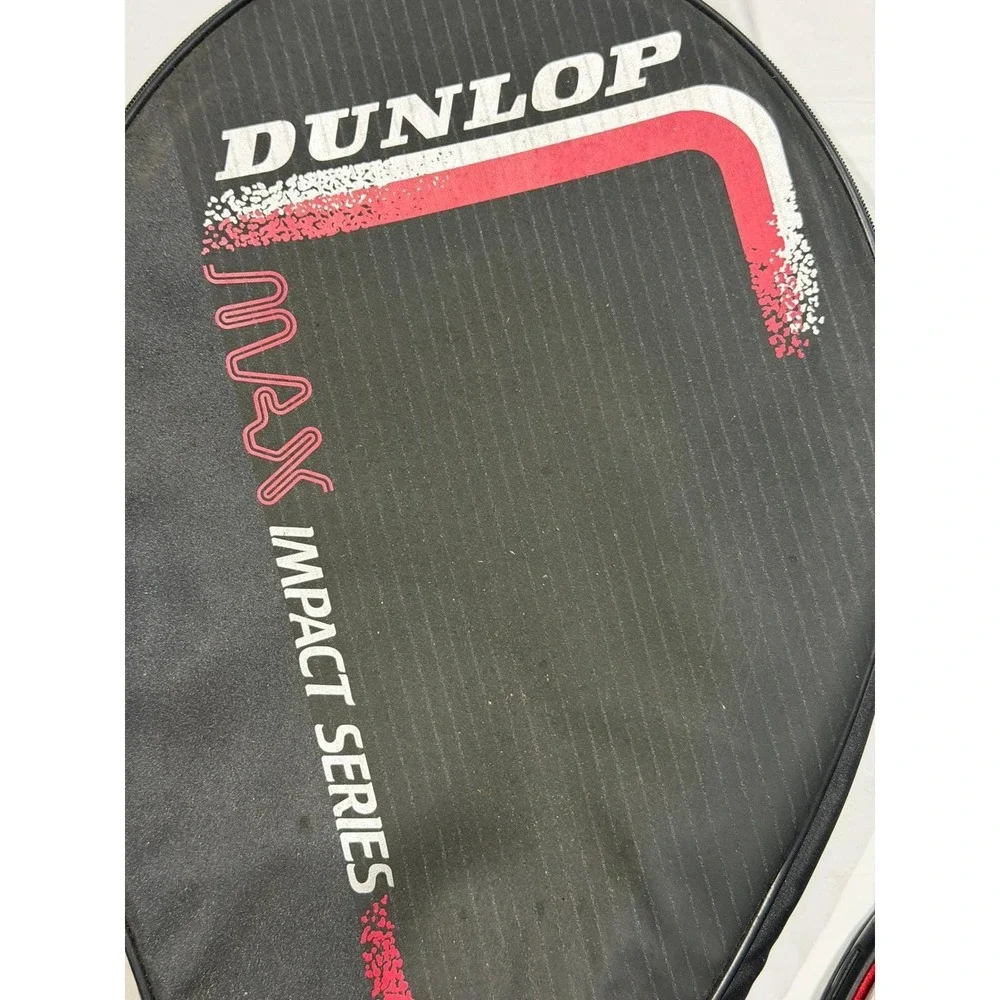 Wilson Alpha Mid Tennis Racquet 4 1/2 L4 Maroon Black with Dunlop Carrying Case